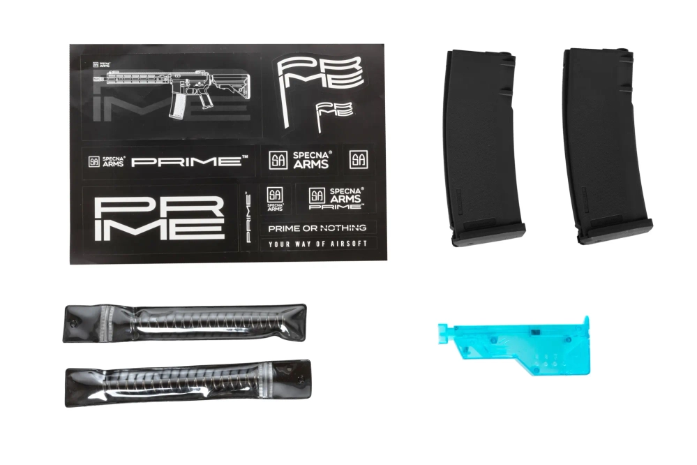 Specna Arms RRA SA-P14 PRIME™ Aster II ETU ASG Karabijn met Brushless Motor Zwart