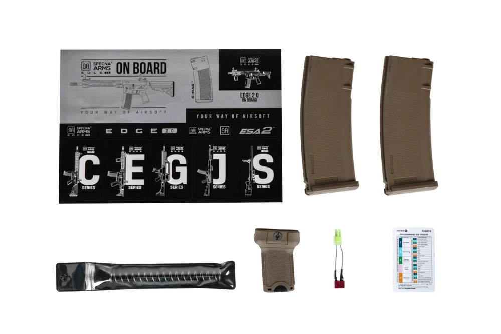 Replika karabinka Specna Arms SA-E12-RL EDGE 2.0™GATE ASTER HIGH SPEED Half-Tan 