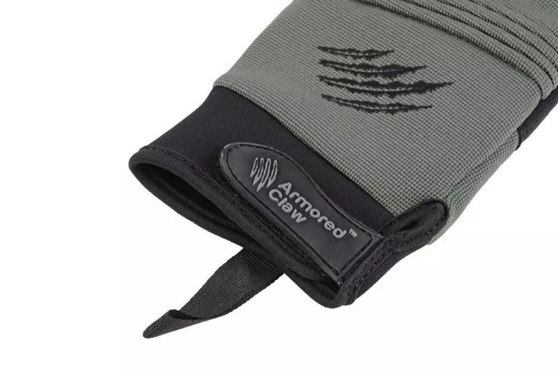 Guantes tácticos Garra blindada CovertPro - verde salvia