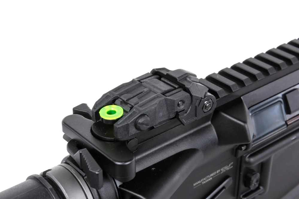 airsoft SRC DUAL POWER SR4 ZAROS Carabina GBB con cargador de gas red dotde