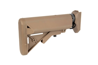 AR15 stock with adaptor for WE SCAR replicas - tan