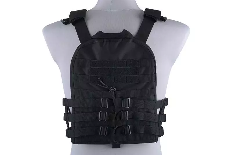 Chaleco plate carrier con panel desmontable - negro