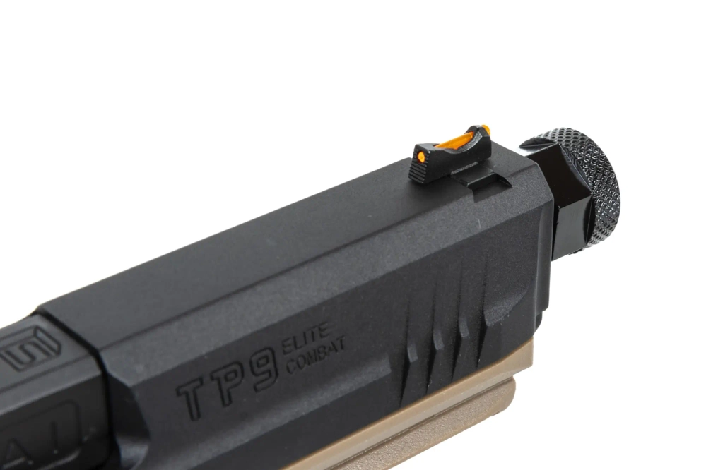 Pistola Cybergun x SAI Canik TP9 Elite Combat Gas Verde Medio Tan airsoft
