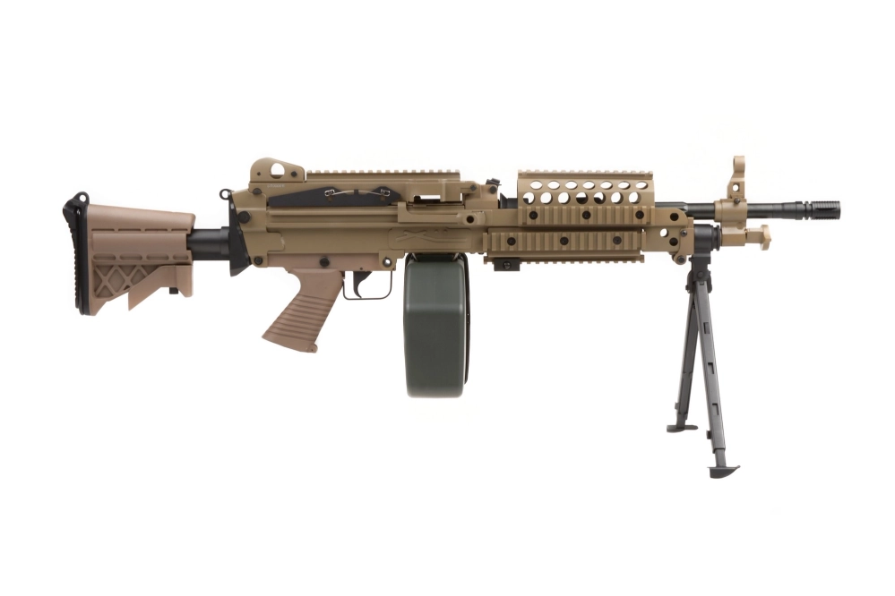 Replika karabinu maszynowego H.M.G. MK46 - tan