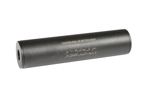 Stay 100 meters back" Covert Tactical Standard 35x150mm silencer"