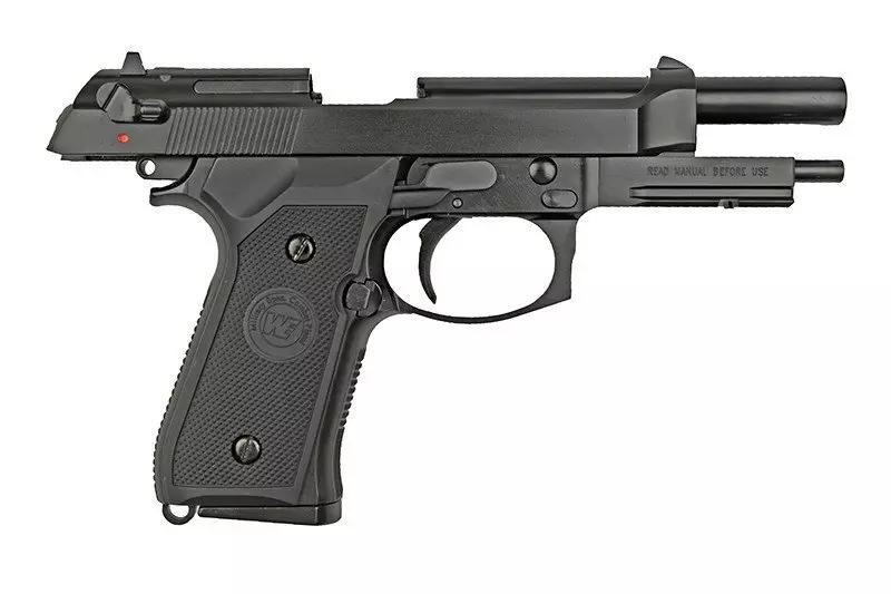 Pistola airsoft WE M9A1 v.2 (Caja LED) Negra (OUTLET)
