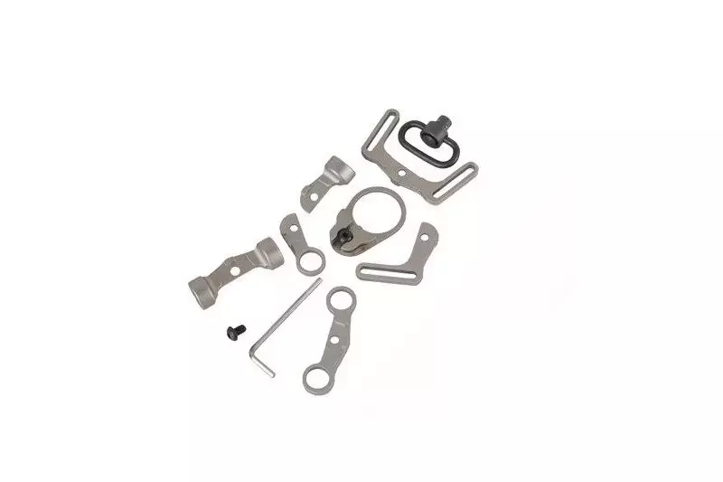 RIS rail universal attachment point - Silver 