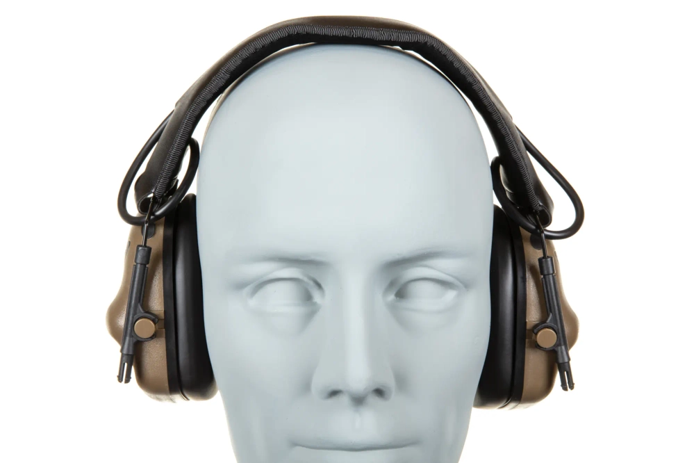 Wosport HD-12 protecteurs d'oreilles actifs IPSC Gen 5 version Tan