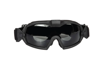 Lunettes tactiques avec ventilateur - noires