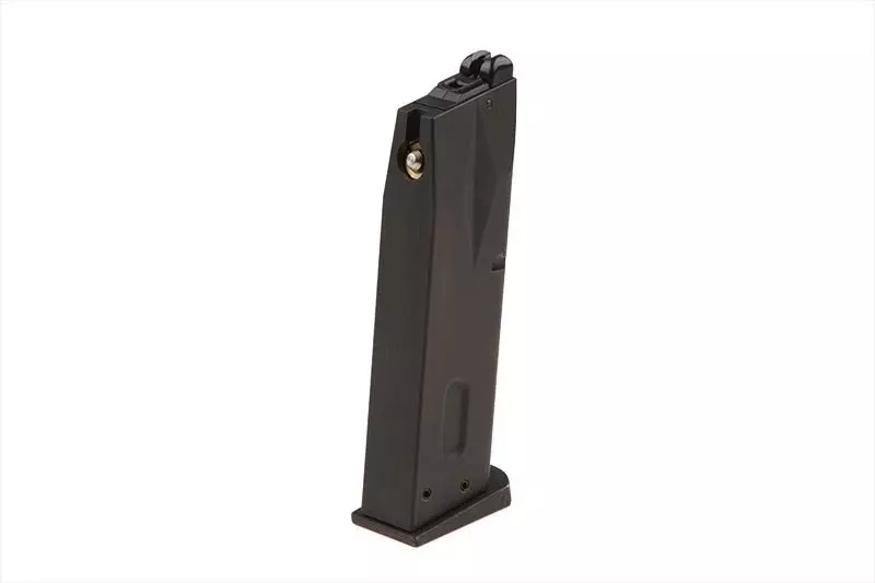 Magazynek gazowy 25 kulek do repliki pistoletu M92F - czarny