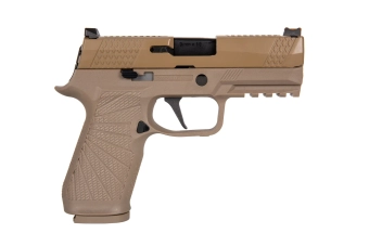 WE F18 Compact Groen Gas Pistool replica TAN