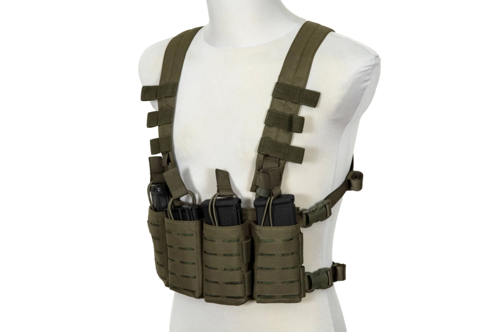 Gilet tactique Apache Chest rig - vert ranger