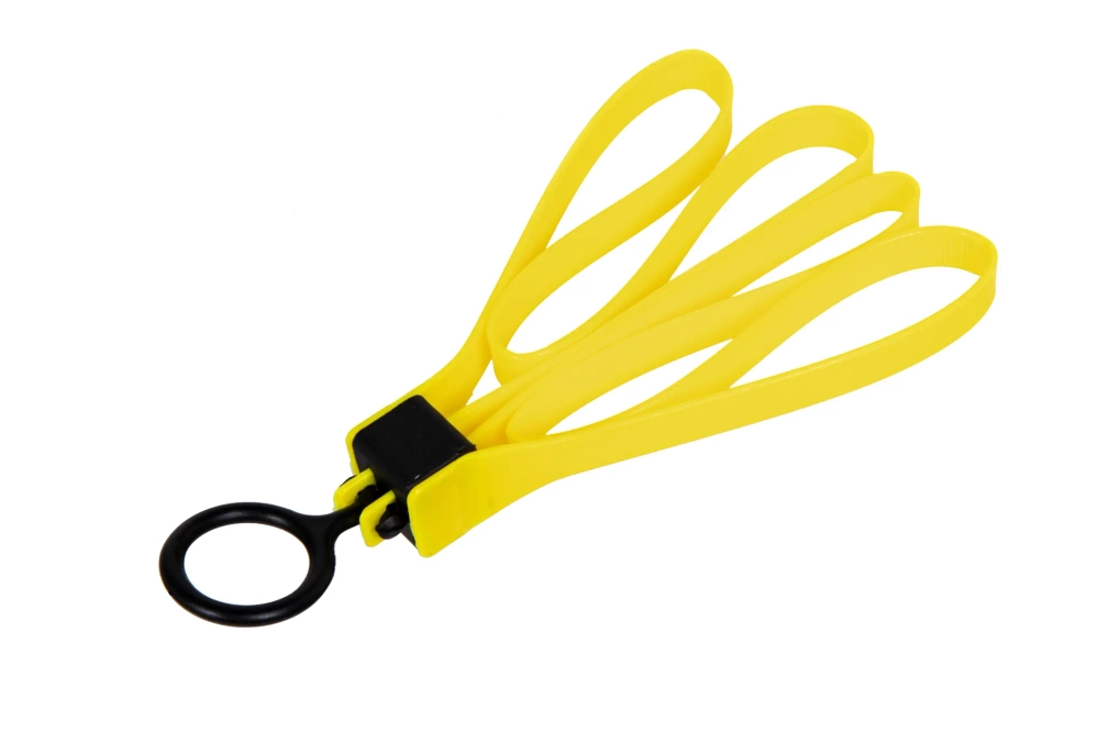 Répliques de menottes jetables Jaune