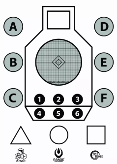 Aim Small Shooting Targets - 500 pcs