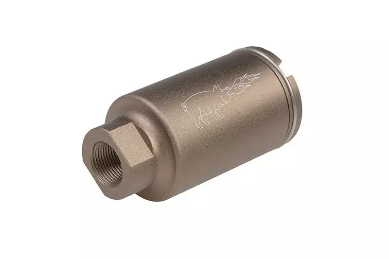 Flash hider / exiting gas concentrator "Navy Seal Mini" - Tan