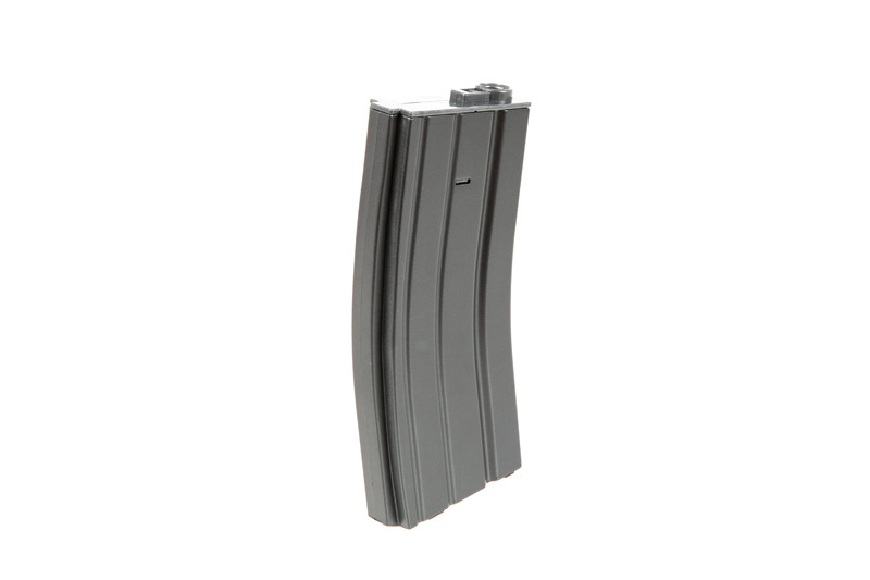 Chargeur mid-cap 100 pastilles pour répliques type M4/M16 - gris