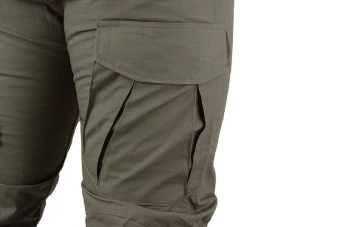 Kalhoty Combat Uniforma s chrániči kolen - olivová barva