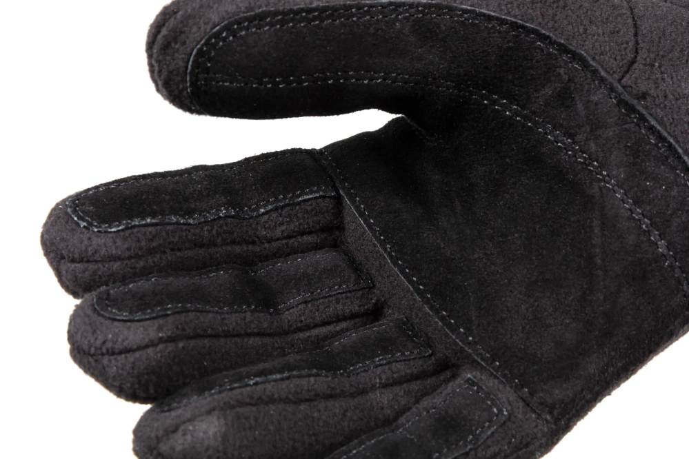 Texar fleece handschoenen met membraan Zwart