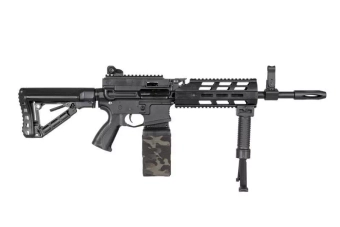 Ametralladora G&G airsoft CM16 LMG Stealth Negro (OUTLET)