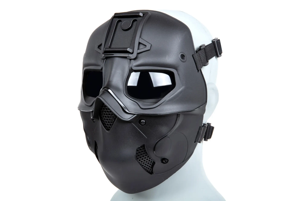 Juego de máscaras tácticas Wosport Negro