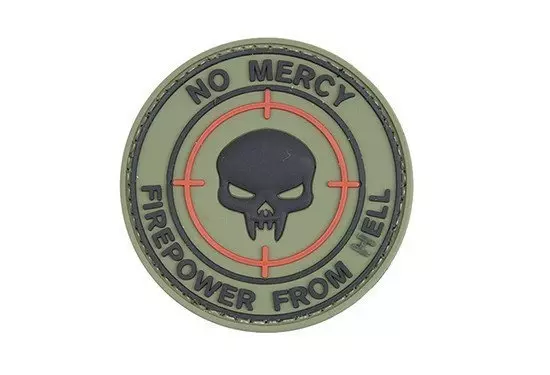 3D Patch - NO MERCY – KINETIC WORKING GROUP - Olive