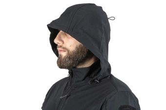 Chaqueta Softshell Emerson Blue Label 'Fog' Negra