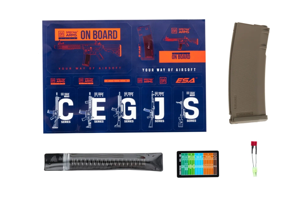 Specna Arms SA-F08 FLEX™ HAL ETU™ Gen. 2 fusil airsoft half-tan