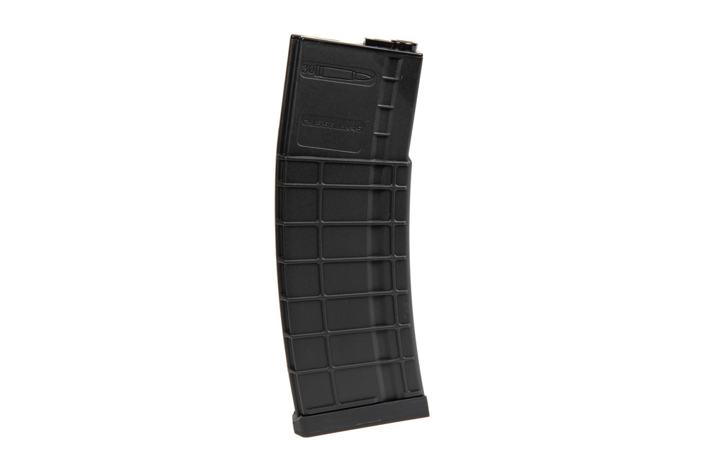 Largo cargador mid-cap 150 balines para réplicas M4/M16 - negro