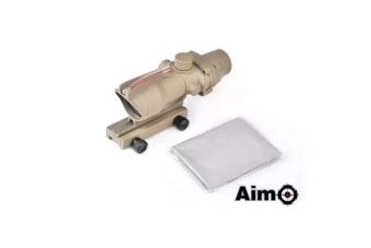 Réplica telescopio ACOG 4X32C (con iluminación de fibra óptica) - color canela