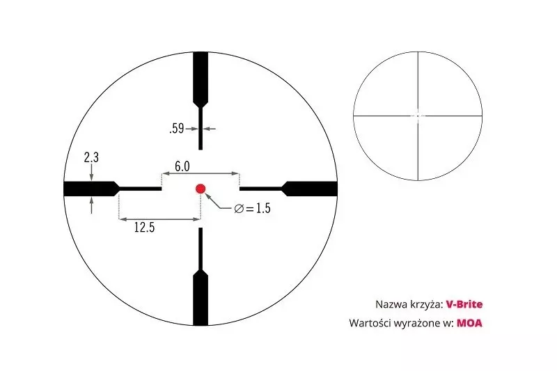 Visor Crossfire II 1-4x24