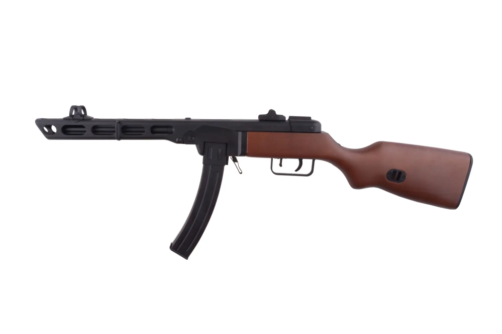 PPSH submachine airsoft gun - real wood (OUTLET)