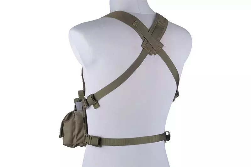 Chaleco rápido Chest rig - verde oliva