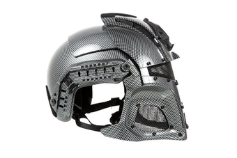Replika hełmu Warrior - Carbon