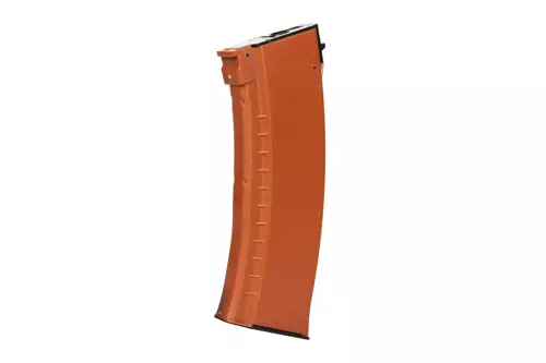 Cargador hi-cap 500 bolas para réplicas tipo AK74 - Naranja