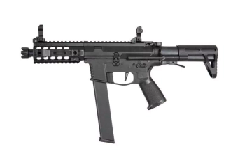PX9 replica machinepistool (+ DRUM magazijn) - zwart