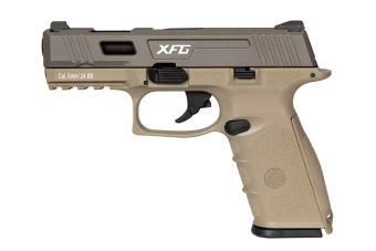 Réplica de pistola BLE-XFG - color canela