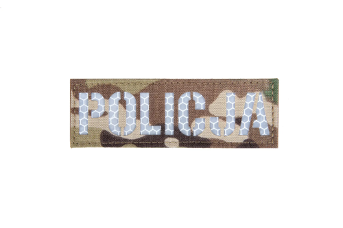 POLICE Badge réfléchissant - Multicam