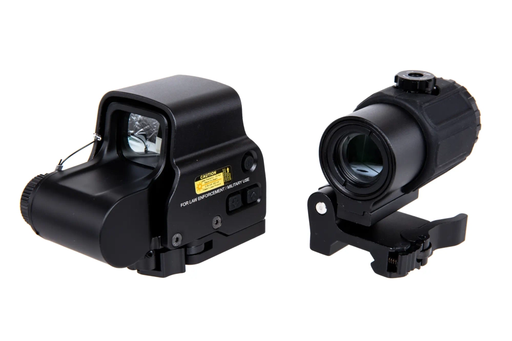 Jeu de red dots WADSN type XTO avec loupe type T43 Noir