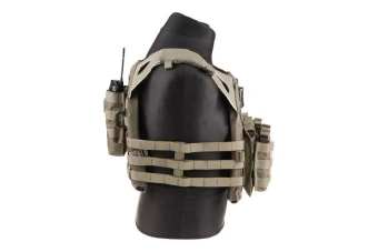 Jump type tactical vest - black