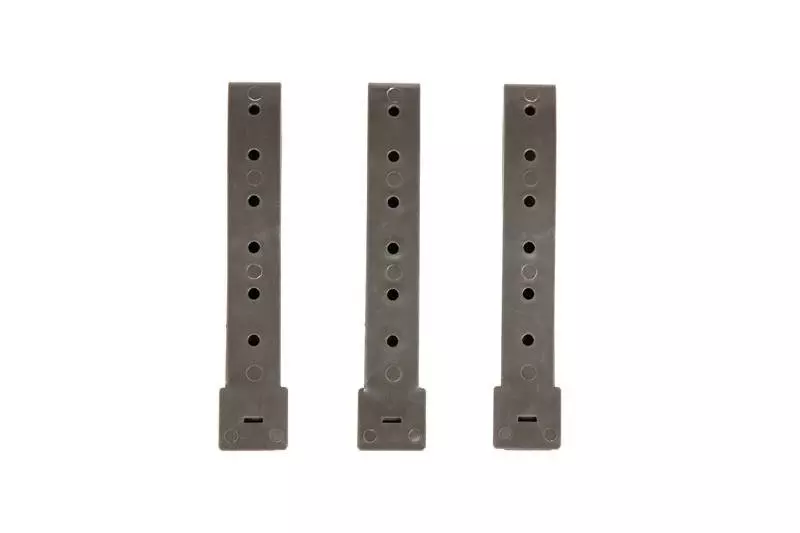 Set of 3 5" Polymer Buckles - Mass Grey
