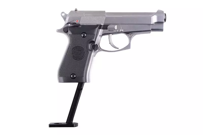 Airsoft pistole M84 Mini CO2 - stříbrná