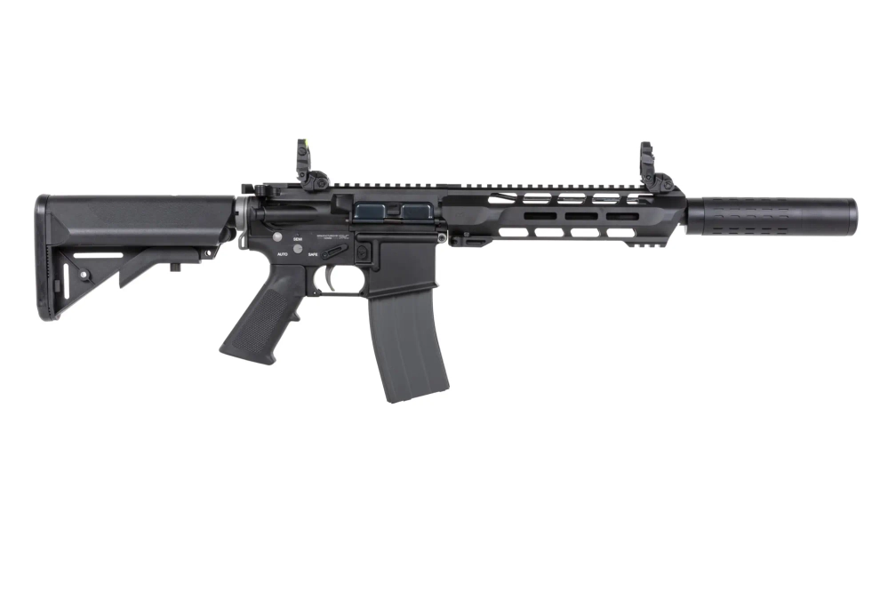 Karabina airsoft SRC DUAL POWER SR4 ZAROS-S GBB se zásobníkem CO2