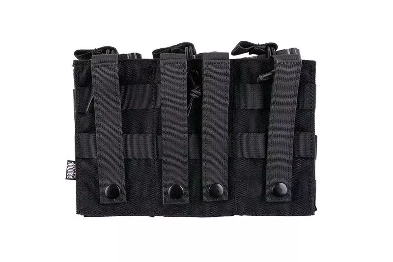 Trojité pouzdro Open I pro zásobníky AK/M4/G36 - černé