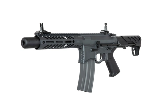 Seekins Precision 7" airsoftová zbraň karabiny SBR8 s tlumičem - šedá