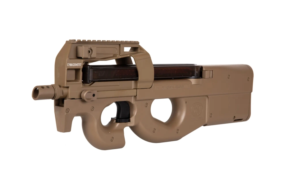Replika gelicentieerde van het machinepistool Cybergun FN Herstal P90 (CM060) - TAN