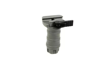 Corto grip táctico TD con monturaem QD para carril RIS - verde follaje