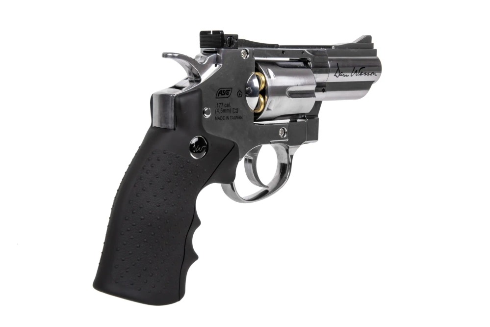 Dan Wesson 2.5" luchtrevolver - Zilver