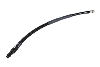 EPeS USL HPA SlimLine connector with braided sleeving Black
