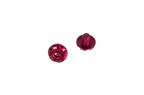 LA Capa Customs V2 S1 7075 aluminium grip screws for TM Hi-Capa replicas Red