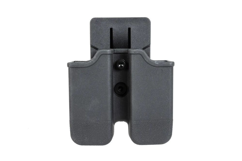 Double pistol magazine pouch - black